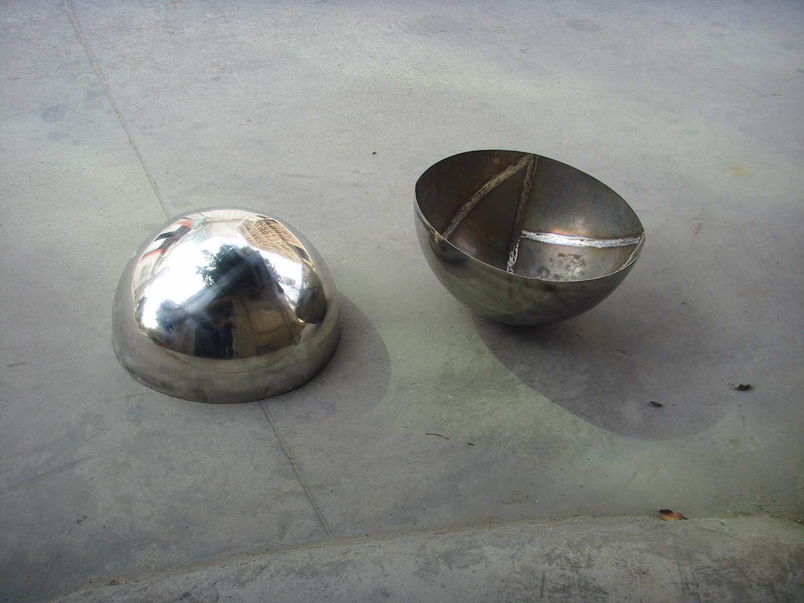 stainless steel hemisphere